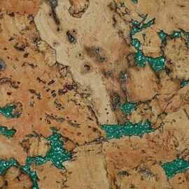 Коркові настінні панелі Hawai Green