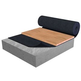 Подложка резина AcoustiCORK T22, толщина 5мм, Размер рулона: 10м✕1,25м✕5 мм (12,5 м²)