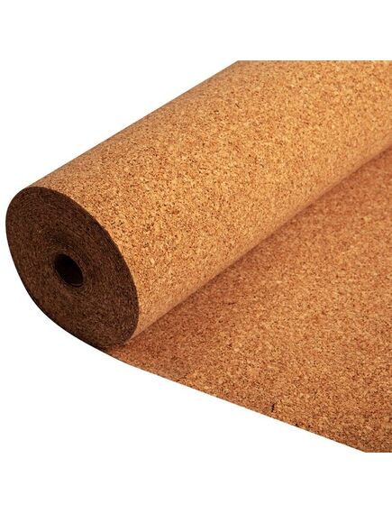 Рулонная пробковая подложка Мини Ролл, толщина 5 мм ( рулон 4 м² ), Размер рулона: 8м✕0.5м✕5 мм (4 м²), фото 2