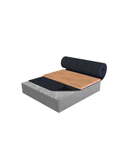 Резина в листах AcoustiCORK T22, толщина 3мм, для клеевых деревянных полов, Размер листа: 1000✕500✕3 мм, фото 3